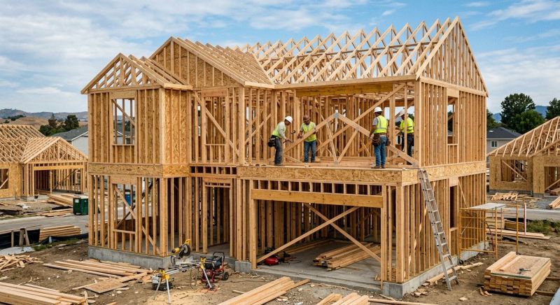 Wood Framing Construction in Kansas City, KS