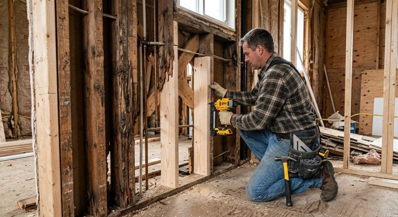 Wood Framing Repair in Wilmington, NC