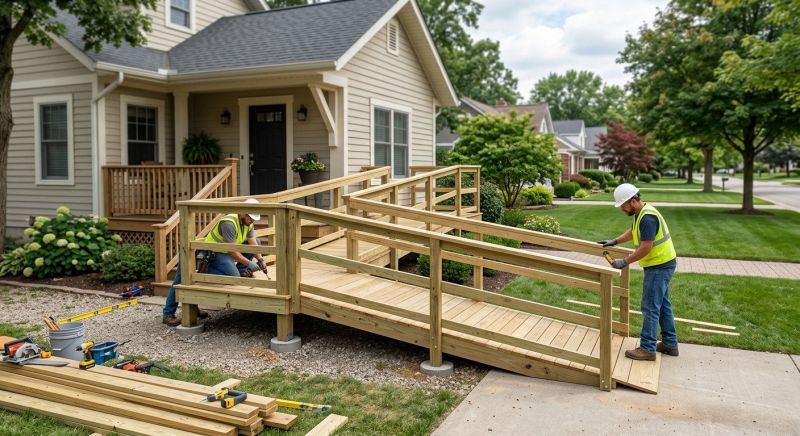 Wood Ramp Construction in Wilmington, NC