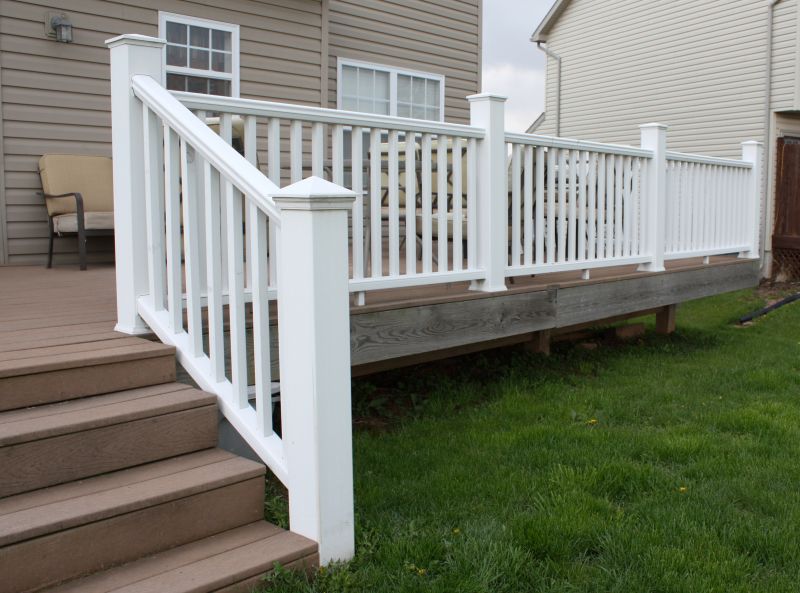 Wooden Banister Installation in Wilmington, NC