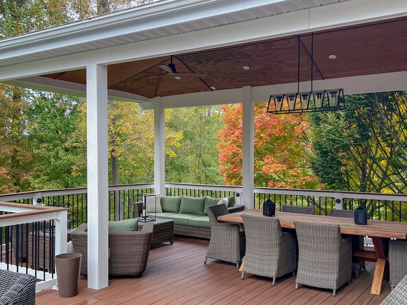 Wooden Veranda Construction in Redmond, WA